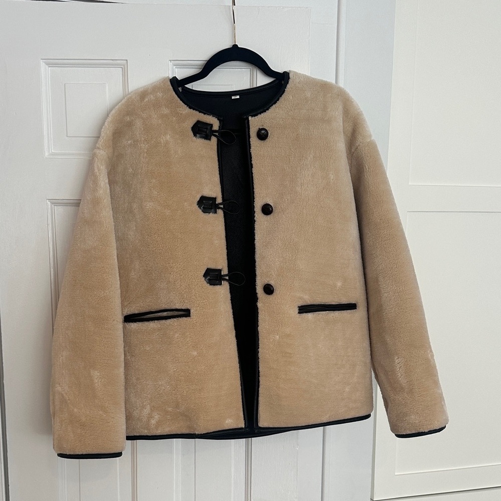 Faux fur jacket